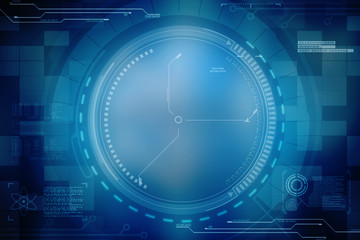 Background conceptual image of digital 3d icons