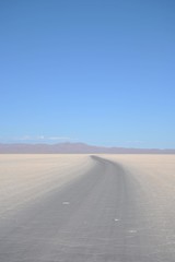 The Uyuni salt flats,