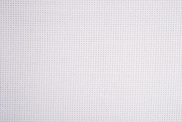 Fototapeta na wymiar White cotton canvas for needlework as background