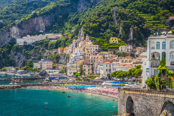 Stad Amalfi, Amalfikust, Campania, Italië