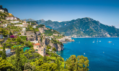 Amalfi Coast, Campania, Italy - obrazy, fototapety, plakaty