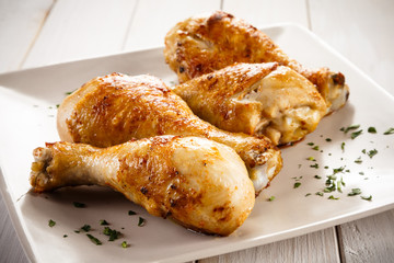 Grilled chicken legs
