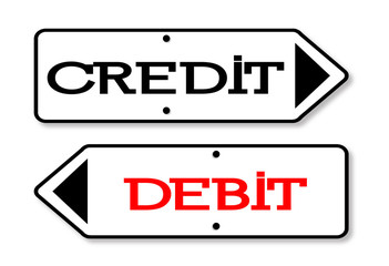 Credit Debit Arrows