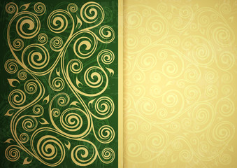 Vintage floral background