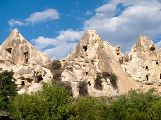 Fototapeta premium Rock formations in Goreme National Park . Cappadocia.Turkey