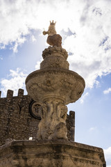 Fototapeta na wymiar Old Fountain by Vincenzo Cacopardo in Taormina