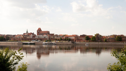 Fototapeta na wymiar Panorama of Torun, Poland