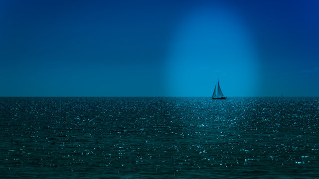Segelboot an der Ostsee