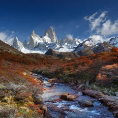 Fototapete Fitz Roy Mount Fitz Roy, Los Glaciares National Park, Patagonia