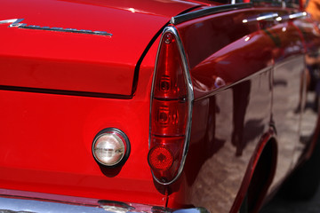 Old retro or vintage car or automobile