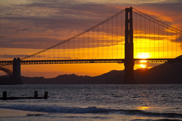 Golden Gate Bridge in San Francisco