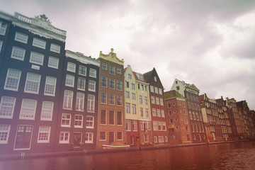 Naklejka premium Amsterdam in summer