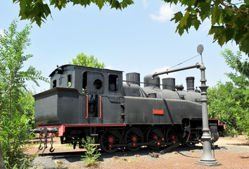 Máquina de vapor, tren minero, Puertollano, España