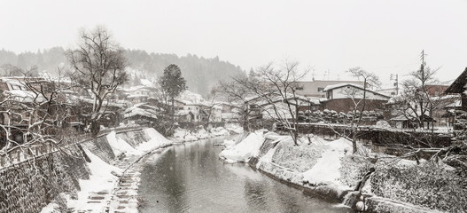 Winter Takayama panorama