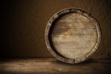 Fotobehang wooden barrel © kishivan