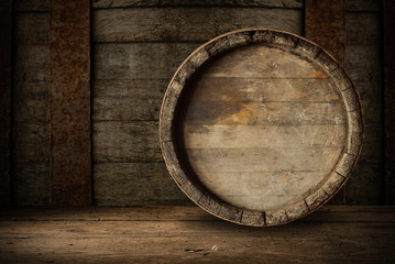 Obraz na płótnie Canvas wooden barrel