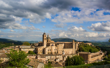 Fototapeta na wymiar Panoramica di Urbino