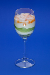 Deser z kiwi i mango