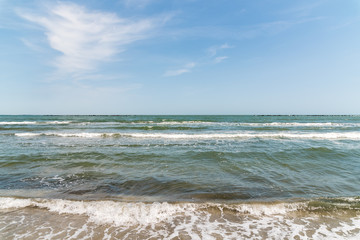 The Black Sea Waves At Shoreline