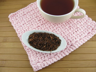 Frischer Honigbuschtee