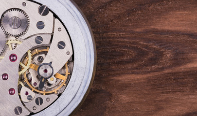 Clockwork closeup