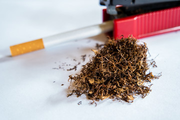 Zigarettentabak, Stopfmaschine