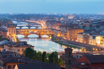 Naklejki  Ponte Vecchio, Florencja, Włochy