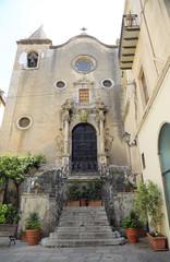 Fototapeta na wymiar Kirche Chiesa del Purgatorio in Cefalu, Sizilien