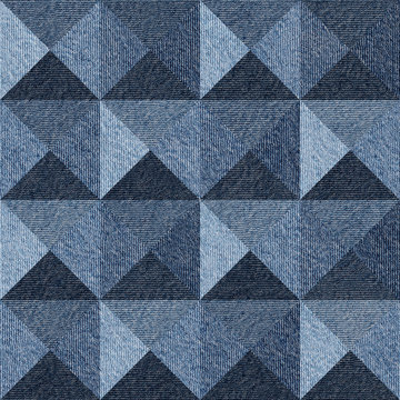 Abstract paneling pattern - seamless pattern - pyramidal pattern