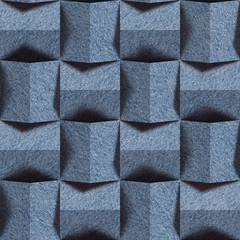Abstract paneling pattern - seamless pattern - blue jeans textur