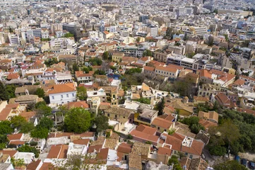 Foto op Canvas Panoramic view of Athens. Greece. © tatianasilitska