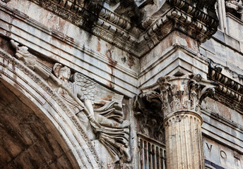 Ancient architectonic detail