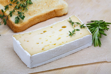 Soft brie cheese