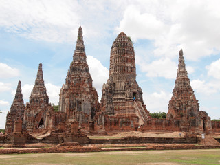 Pagoda at Wat Chaiwattanaram Temple, Ayutthaya, Thailand