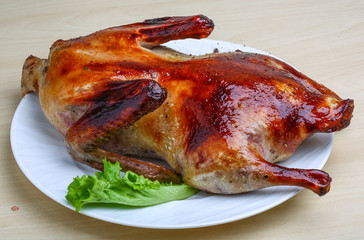 Roasted duck