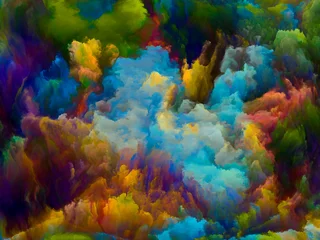 Selbstklebende Fototapeten Realms of Color © agsandrew