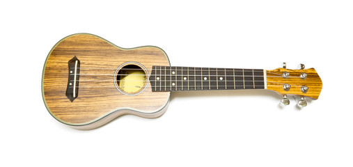 Ukulele, four strings musical instrument