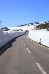 Hachimantai Aspite Line, Corridor of Snow, Akita~Iwate, Japan