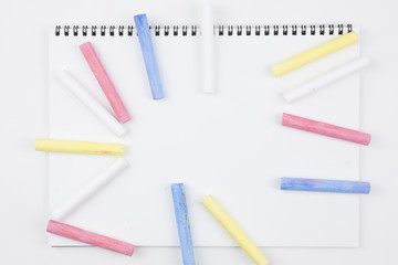 ノートとチョーク