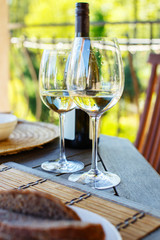 Two glasses of wine