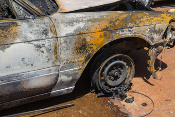 Car after fire