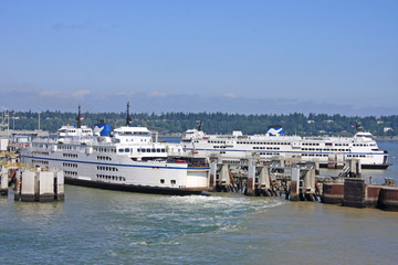Ferries at Tsawwassen, Canada © Jenny Thompson
