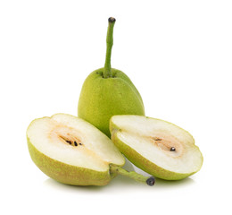 pear on white background