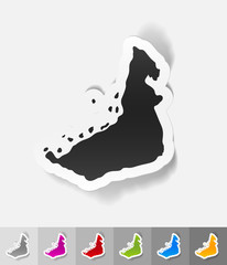 realistic design element. United Arab Emirates