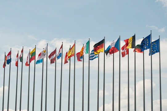 drapeau des pays de l'union européenne