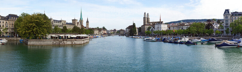 Fototapeta na wymiar Zürich, Panorama
