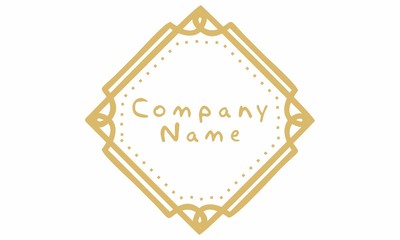 Line Frame Logo Vector