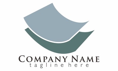 Paper Book Logo Vector