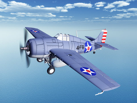 American fighter plane of World War II