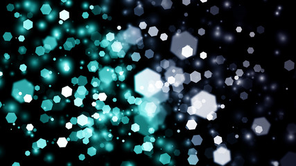 Colorful Hexagons Background